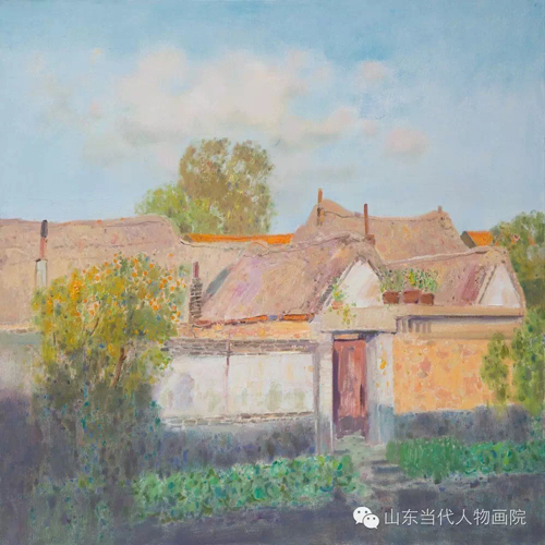 夕照渔家-80x80cm-2015年.jpg